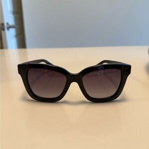 Ferragamo Oversized Black Sunglasses
